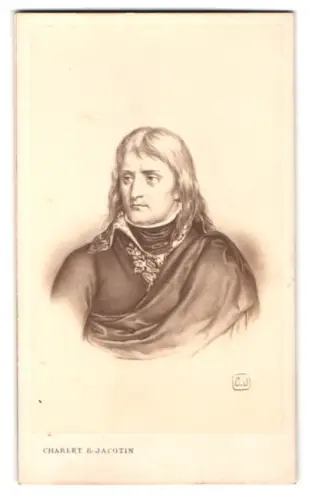 Fotografie Charlet & Jacotin, Paris, 37 Boulev. de Strasbourg, Portrait von Napoleon Bonaparte, nach einem Gemälde