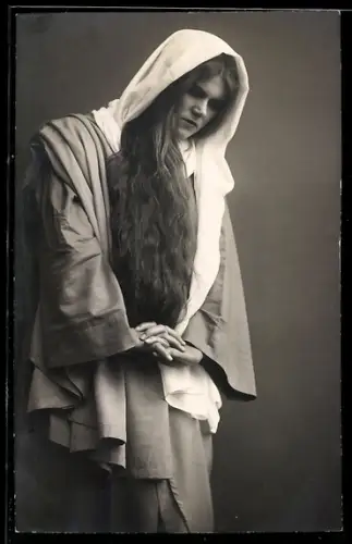 AK Waal i. Schw., Passionsspiele 1931, Maria gespielt von Ther. Stork