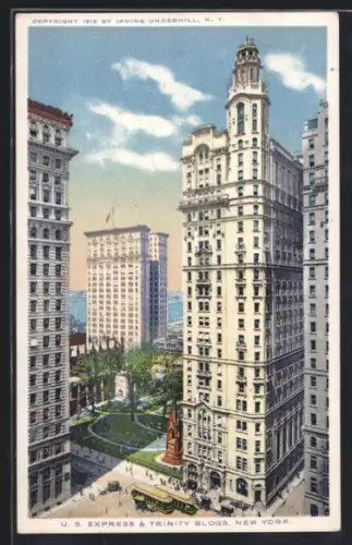 AK New York, NY, U. S. Express & Trinity Bldgs