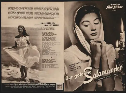 Filmprogramm IFB Nr. 816, Der goldene Salamander, Trevor Howard, Anouk, Regie: Ronald Neame