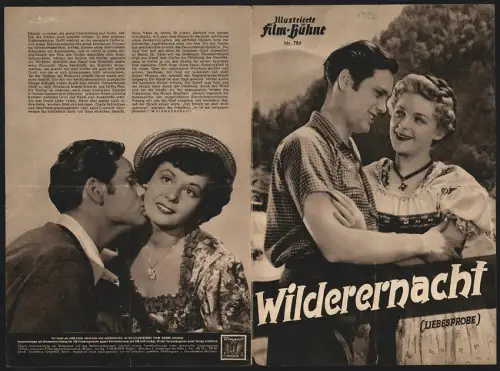 Filmprogramm IFB Nr. 785, Wilderernacht, Anita Gutwell, Willy Hagara, Regie: Karl Leiter