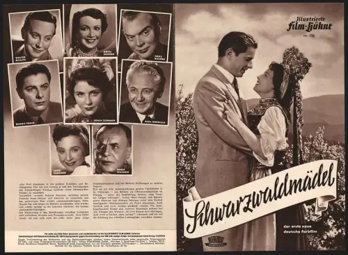 Filmprogramm IFB Nr. 776, Schwarzwaldmädel, Sonja Ziemann, Rudolf Prack, Regie: Hans Deppe