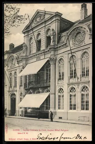 AK Gand, Société littéraire le Club, Ancien Hôtel Faligant