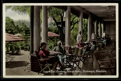 AK Bulawayo, Loggia and Gardens, Palace Hotel