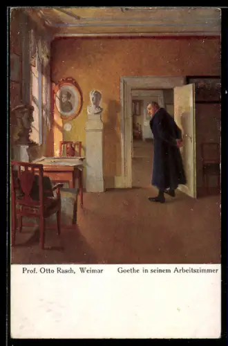 AK Goethe in seinem Arbeitszimmer