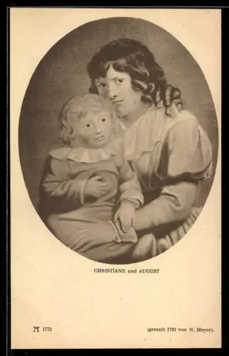 AK Christine und August zusammen im Porträt