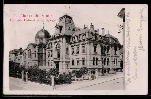 AK Chaux de Fonds, Contrôle Fedéral et Synagoge