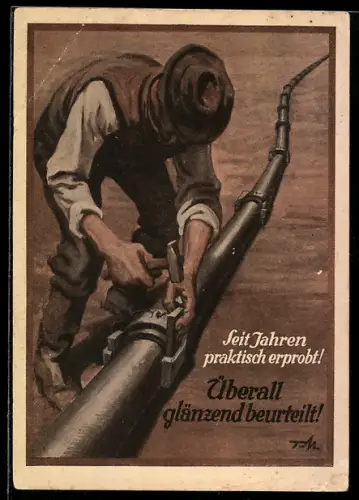 Künstler-AK Berlin-Mariendorf, Hydor GmbH, Atillastr. 63-67, Reklame