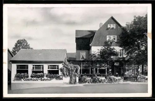 AK Rathen, Gasthaus zum Bahnhof