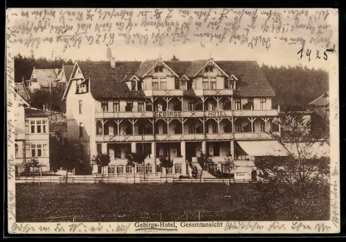 AK Hahnenklee /Oberharz, Gebirgs-Hotel, Inh. Ferdinand Schweimler
