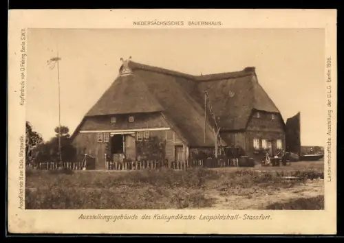 AK Leopoldshall-Stassfurt, Ausstellungsgebäude des Kalisyndikates, Niedersächsisches Bauernhaus