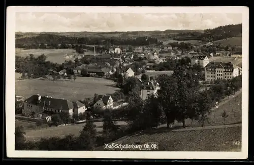 AK Bad Schallerbach /Ob. Öst., Panorama mit Ort