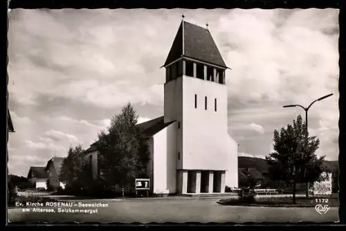 AK Seewalchen am Attersee, Evangelische Kirche Rosenau