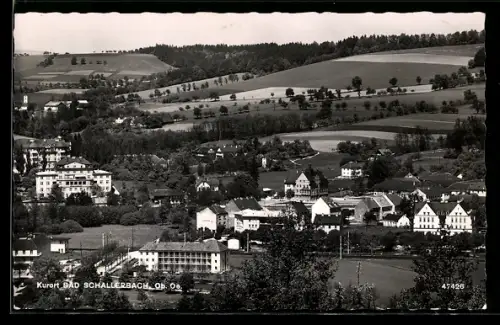 AK Bad Schallerbach /Ob. Öst., Ortsansicht von oben