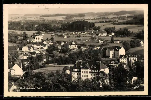 AK Bad Schallerbach, Totalansicht aus der Vogelschau