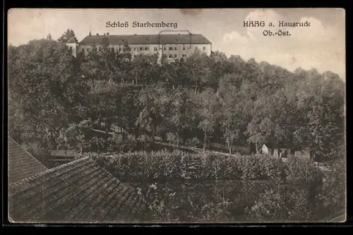AK Haag a. Hausruck, Schloss Starhemberg mit Umgebung