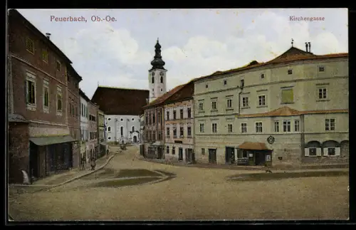 AK Peuerbach, Partie in der Kirchengasse