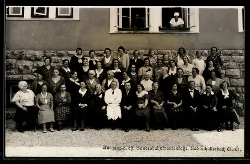 AK Bad Schallerbach /O.-Ö., Kurhaus der österreichischen Bundesbahnkrankenkasse