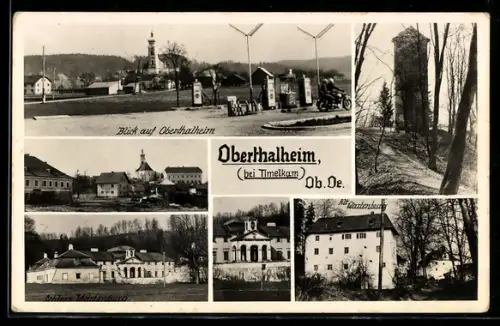 AK Timelkam, Oberthalheim, Schloss Wartenburg, Kapelle, Turm