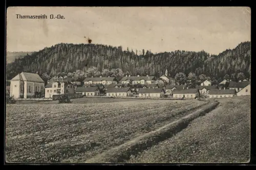 AK Thomasroith, Ortsansicht aus der Ferne