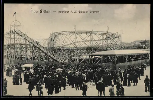 AK Bremen, Figur-8-Bahn, Ingenieur F. W. Siebold