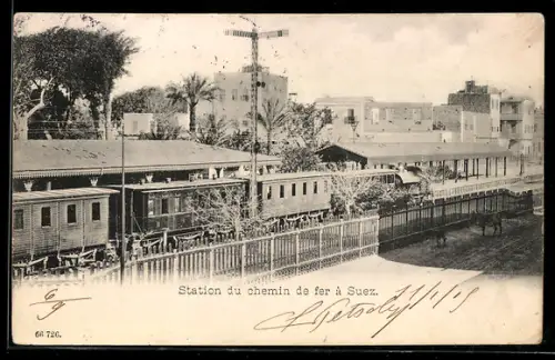 AK Suez, Station du chemin de fer
