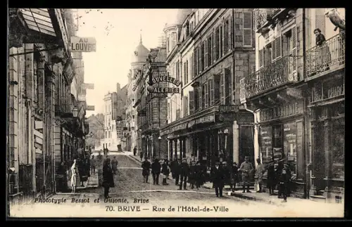AK Brive-la-Gaillarde, Rue de l`Hôtel-de-Ville, Nouvelles Galeries