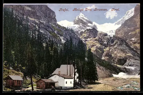 AK Trafoi /Tirol, Heilige Drei Brunnen
