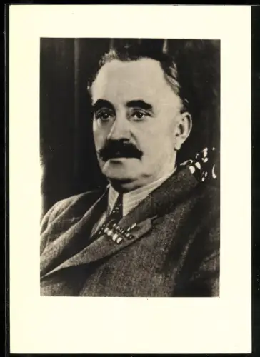 Fotografie Portrait Georgi Dimitroff, Bulgarischer Politiker & Kämpfer gegen den Faschismus