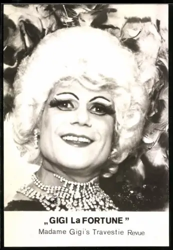 Fotografie Portrait Travestie-Künstler Detlev - Peter Hueppe alias Gigi la Fortune