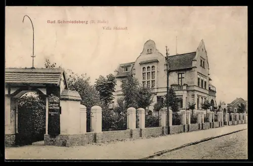 AK Bad Schmiedeberg /Halle, Hotel-Pension Villa Steinert