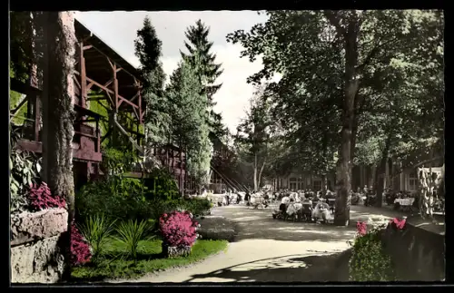AK Bad Kissingen, Salinencafe am Gradierwerk