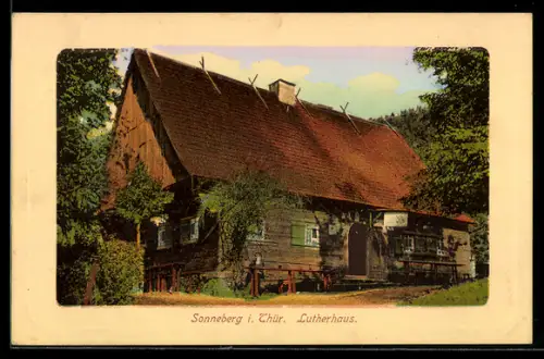 AK Sonneberg, Ansicht vom Lutherhaus