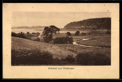 AK Westensee, Panorama im Eidertal