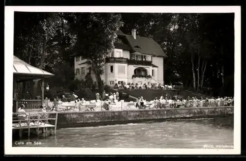 AK Bernried am Starnberger See, Strand-Café Bernried, Inh. A. u. I. Lux