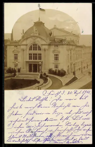 Foto-AK Fürth /Bayern, Stadttheater