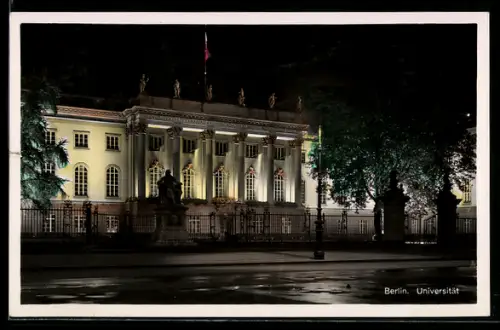 AK Berlin, Universität bei Nacht