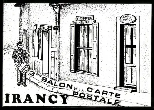 AK Irancy, 3eme Salon de la carte postale, Ansichtskartenbörse