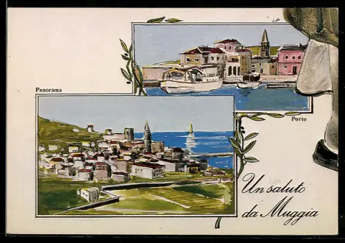 AK Muggia, 3a Esposizione Internazionale della Cartolina 1983, Ansichtskartenbörse