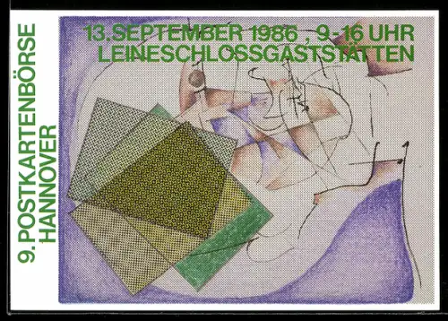 AK Hannover, 9. Postkartenbörse, Ansichtskartenbörse im Jahr 1986