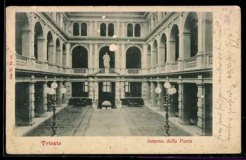 AK Trieste, Interno della Posta