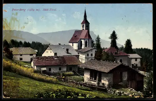 AK Petersberg, Ortspartie mit Kirche
