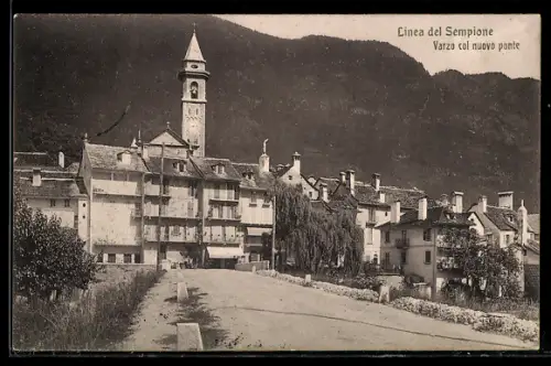 AK Varzo, col nuovo ponte, Linea del Sempione