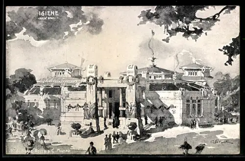 Künstler-AK Milano, Esposizione 1906Pilade Rocco