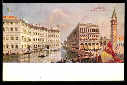 AK Venezia, Hotel Restaurant Cavalletto, Piazza San Marco