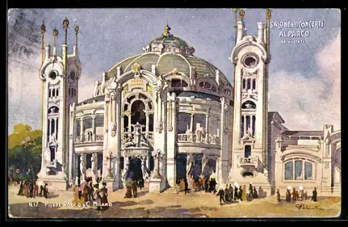 AK Mailand, Esposizione di Milano 1906, Salone dei Concerti Konzerthalle