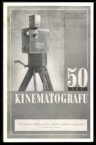 AK Prag, Kinematografu-Ausstellung 1946, Kinoprojektor