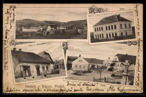 AK Vapenny Podol, Nutice, Skola, Dum p. Koldinskeho