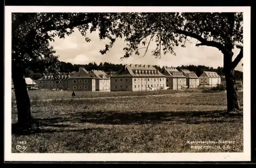 AK St. Pantaleon /O.Ö., Riedersbach, Ansicht der Kohlenbergbau-Siedlung