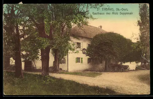 AK St. Thomas /Ob.-Oest., Gasthaus des Alois Dopplmair